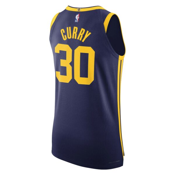Stephen Curry Golden State Warriors Jordan Brand Authentic Player Jersey - Statement Edition - Royal - Image 4