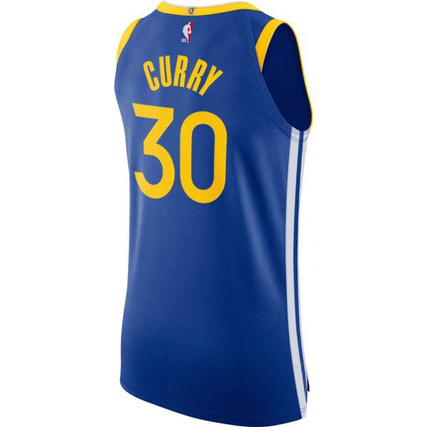 Stephen Curry Golden State Warriors Nike Authentic Jersey - Icon Edition - Royal - Image 4