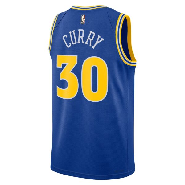 Stephen Curry Golden State Warriors Nike Swingman Jersey - Classic Edition - Blue - Image 4