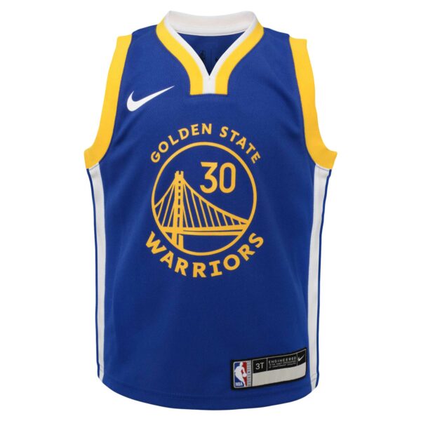 Stephen Curry Golden State Warriors Nike Toddler Swingman Player Jersey - Icon Edition - Royal - Image 3
