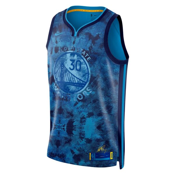 Stephen Curry Golden State Warriors Nike Unisex Select Series Swingman Jersey - Royal - Image 3