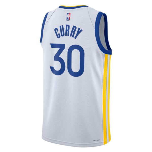 Stephen Curry Golden State Warriors Nike Unisex Swingman Jersey - Association Edition - White - Image 4