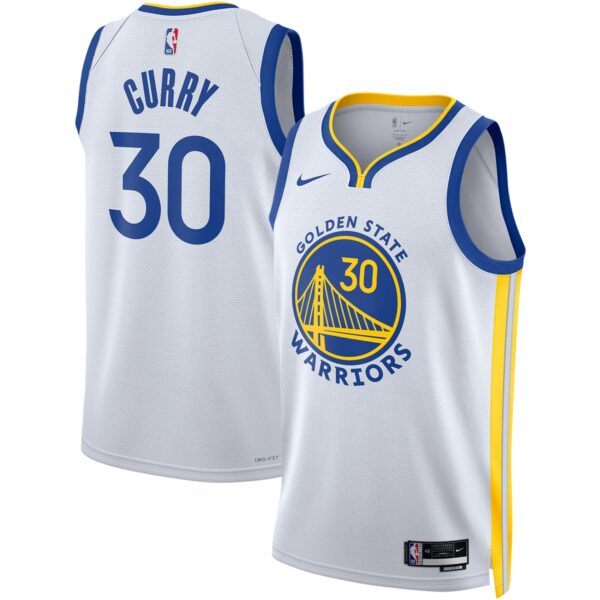 Stephen Curry Golden State Warriors Nike Unisex Swingman Jersey - Association Edition - White - Image 2