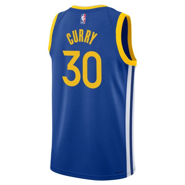 Stephen Curry Golden State Warriors Nike Youth Swingman Jersey - Icon Edition - Royal - Image 4