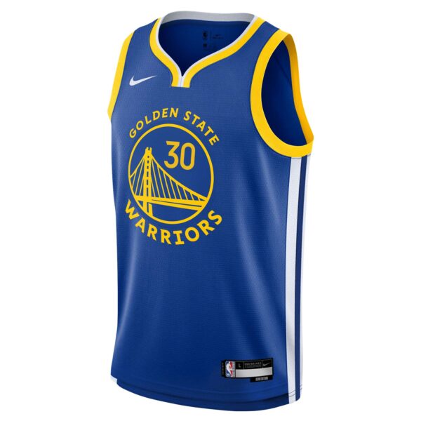 Stephen Curry Golden State Warriors Nike Youth Swingman Jersey - Icon Edition - Royal - Image 3