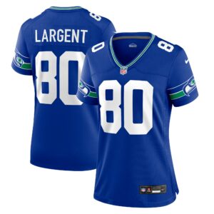 Steve Largent Seattle Seahawks Nike Women's Throwback Retired Player Game Jersey - Royal