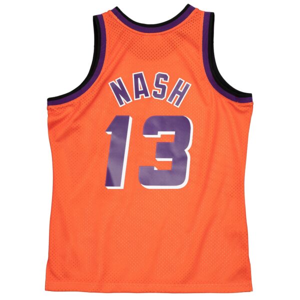 Steve Nash Phoenix Suns Mitchell & Ness 1996-97 Hardwood Classics Reload 2.0 Swingman Jersey - Orange - Image 4