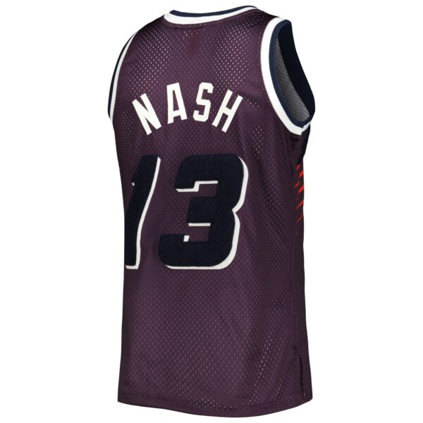 Steve Nash Phoenix Suns Mitchell & Ness 1996/97 Hardwood Classics Off-Court Swingman Jersey - Purple - Image 4
