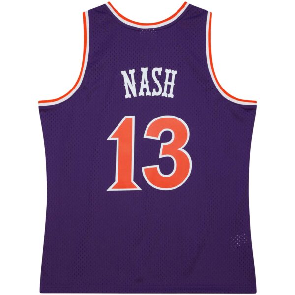 Steve Nash Phoenix Suns Mitchell & Ness 2001/02 Hardwood Classics Swingman Jersey - Purple - Image 4