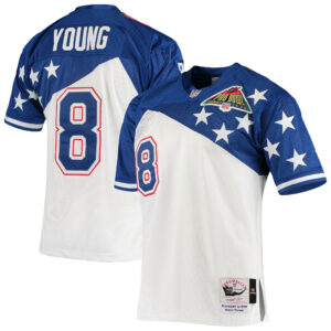 Steve Young NFC Mitchell & Ness 1994 Pro Bowl Authentic Jersey - White-Blue