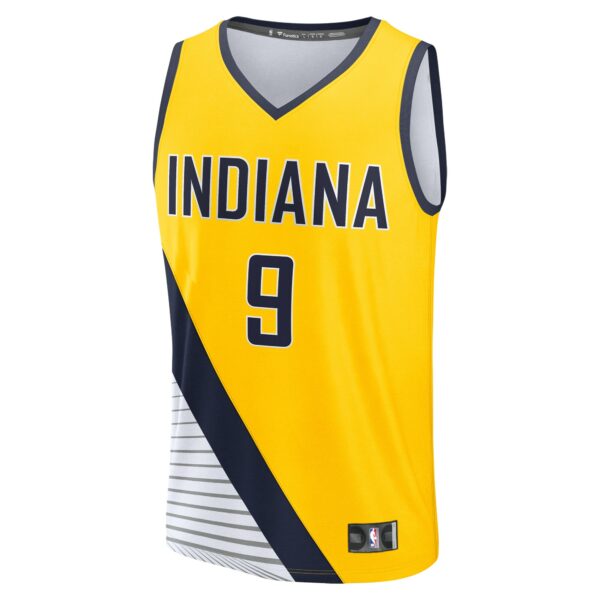 T.J. McConnell Indiana Pacers Fanatics Youth Fast Break Player Jersey - Statement Edition - Gold - Image 3