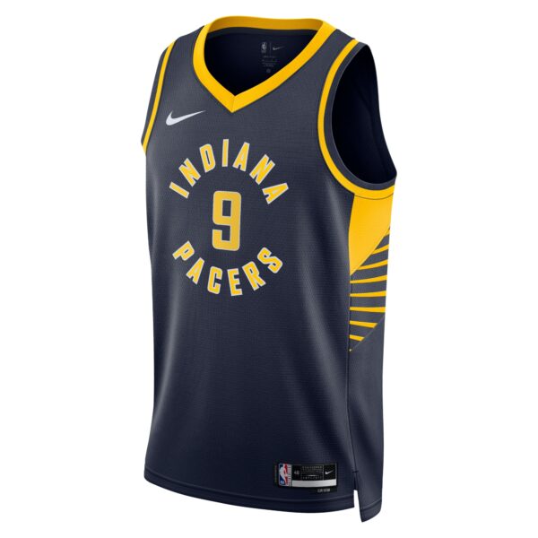T.J. McConnell Indiana Pacers Nike Unisex Swingman Replica Jersey - Icon Edition - Navy - Image 3
