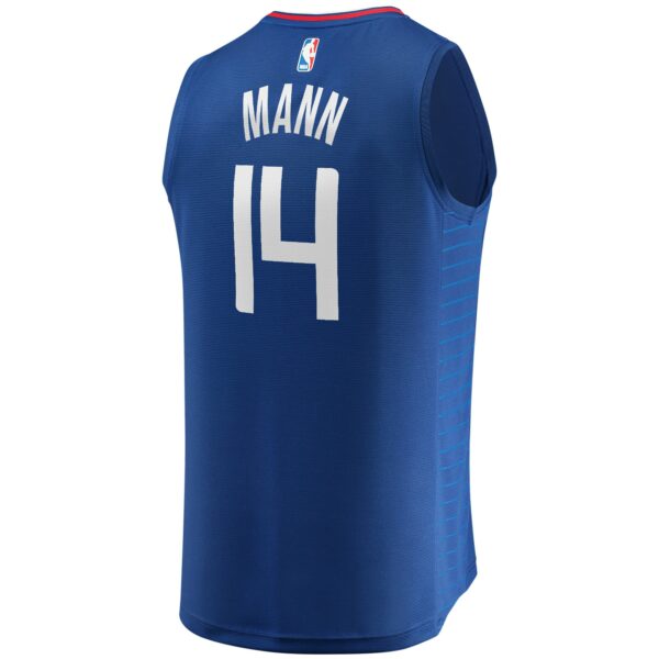 Terance Mann LA Clippers Fanatics Youth Fast Break Player Jersey - Icon Edition - Royal - Image 4