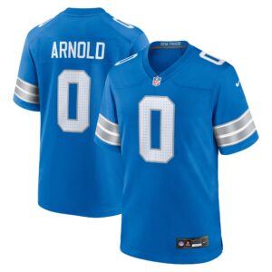 Terrion Arnold Detroit Lions Nike 2024 NFL Draft First Round Pick Player Game Jersey - Blue