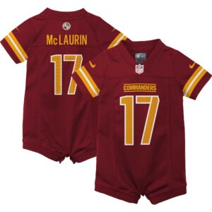 Terry McLaurin Washington Commanders Nike Newborn & Infant Game Romper Jersey - Burgundy