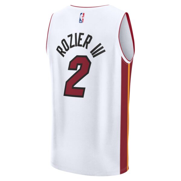 Terry Rozier Miami Heat Fanatics Fast Break Player Jersey - Association Edition - White - Image 4