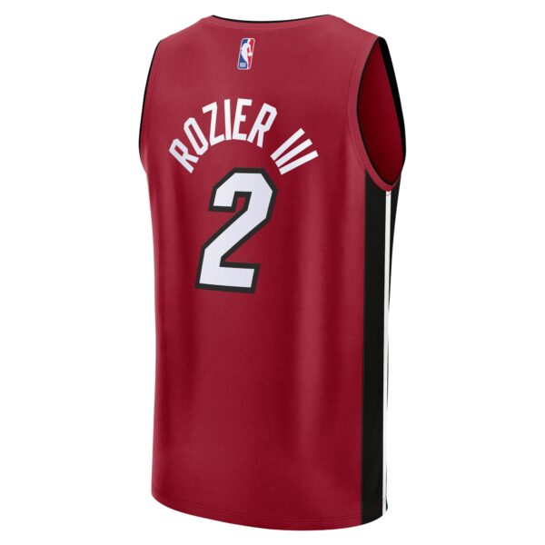 Terry Rozier Miami Heat Fanatics Fast Break Player Jersey - Statement Edition - Red - Image 4