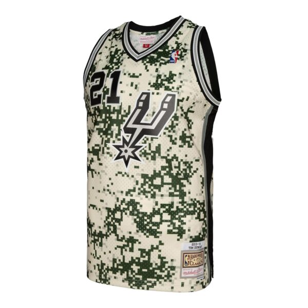 Tim Duncan San Antonio Spurs Mitchell & Ness 2013/14 Swingman Jersey - Camo - Image 3