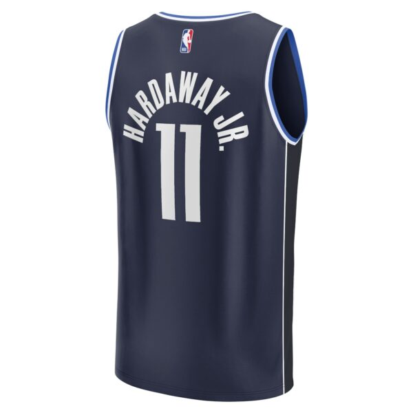Tim Hardaway Jr. Dallas Mavericks Fanatics Fast Break Replica Player Jersey - Statement Edition - Navy - Image 4
