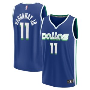 Tim Hardaway Jr. Dallas Mavericks Fanatics Fastbreak Jersey - City Edition - Blue