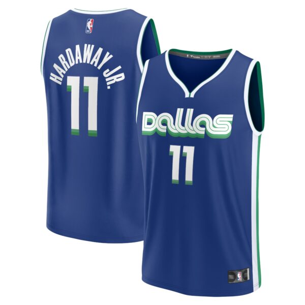 Tim Hardaway Jr. Dallas Mavericks Fanatics Fastbreak Jersey - City Edition - Blue