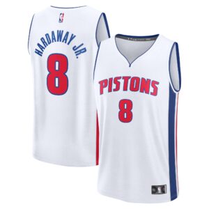 Tim Hardaway Jr. Detroit Pistons Fanatics Youth Fast Break Replica Player Jersey - Association - White Edition