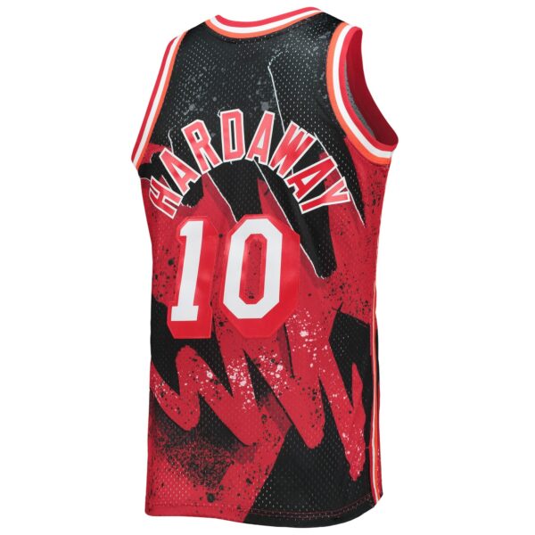 Tim Hardaway Miami Heat Mitchell & Ness Hardwood Classics 1996/97 Hyper Hoops Swingman Jersey - Scarlet - Image 5