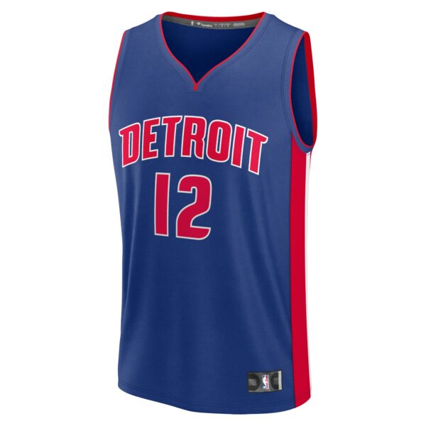Tobias Harris Detroit Pistons Fanatics Fast Break Replica Player Jersey - Icon Edition - Blue - Image 3