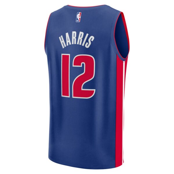 Tobias Harris Detroit Pistons Fanatics Fast Break Replica Player Jersey - Icon Edition - Blue - Image 4