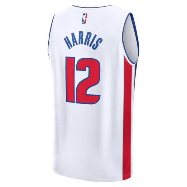 Tobias Harris Detroit Pistons Fanatics Youth Fast Break Replica Player Jersey - Association - White Edition - Image 4