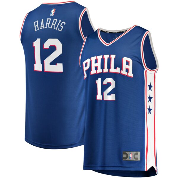 Tobias Harris Philadelphia 76ers Fanatics Fast Break Replica Player Team Jersey - Icon Edition - Royal - Image 2
