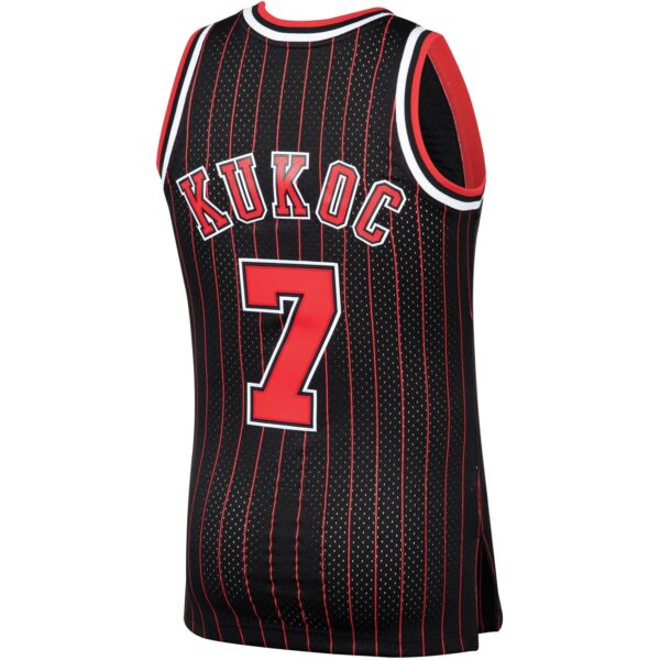 Toni Kukoc Chicago Bulls Mitchell & Ness 1995/96 Hardwood Classics Swingman Jersey - Black - Image 4