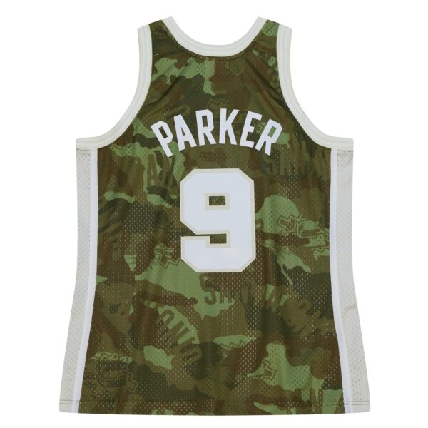 Tony Parker San Antonio Spurs Mitchell & Ness Hardwood Classics 2000/01 Ghost Green Swingman Jersey - Camo - Image 4