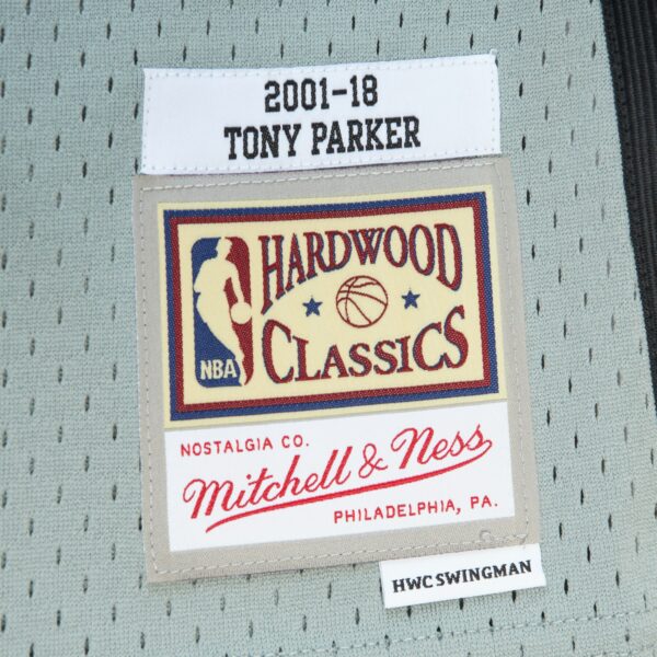 Tony Parker San Antonio Spurs Mitchell & Ness Unisex Hall of Fame Class of 2023 Throwback Swingman Jersey - Gray - Image 5