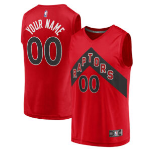 Toronto Raptors Fanatics Fast Break Replica Custom Jersey - Icon Edition - Red