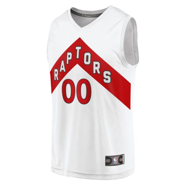 Toronto Raptors Fanatics Youth Fast Break Replica Custom Jersey - Association Edition - White - Image 3
