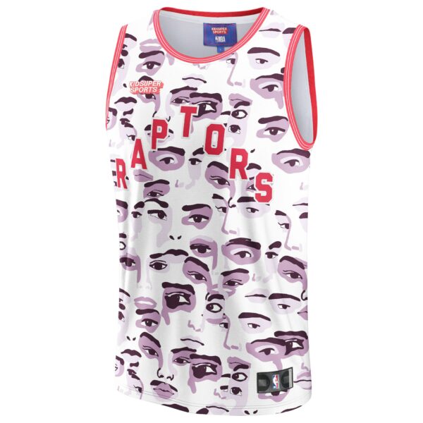 Toronto Raptors NBA & KidSuper Studios by Fanatics Unisex Hometown Jersey - White - Image 3