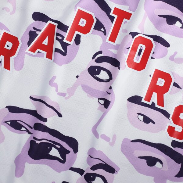 Toronto Raptors NBA & KidSuper Studios by Fanatics Unisex Hometown Jersey - White - Image 7