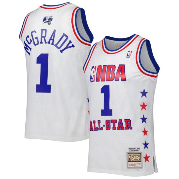 Tracy McGrady Eastern Conference Mitchell & Ness 2003 All Star Game Swingman Jersey - White - Image 2