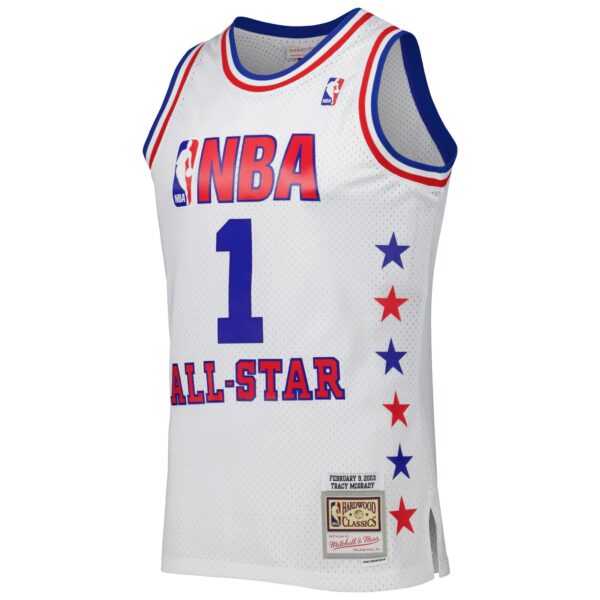 Tracy McGrady Eastern Conference Mitchell & Ness 2003 All Star Game Swingman Jersey - White - Image 3