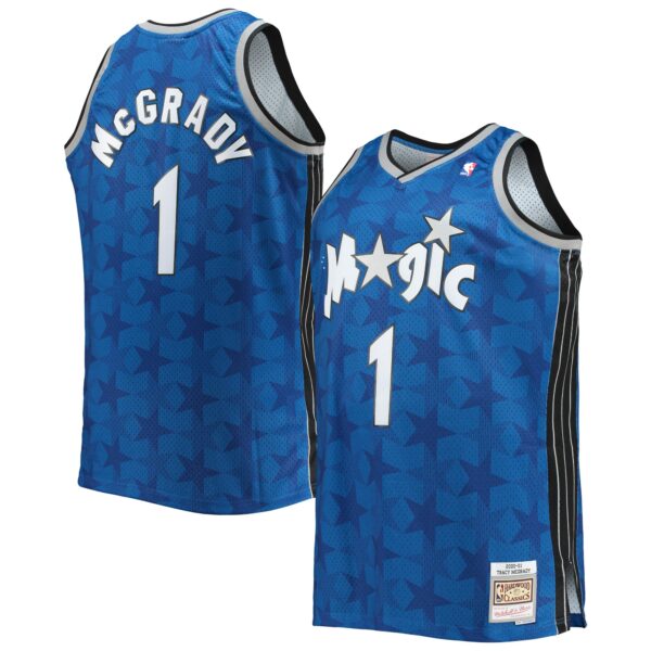 Tracy McGrady Orlando Magic Mitchell & Ness Big & Tall 2000/01 Hardwood Classics Swingman Jersey - Blue - Image 2