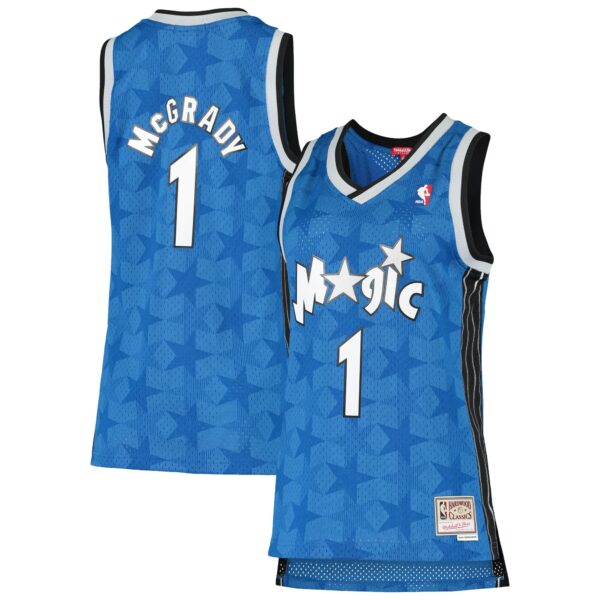 Tracy McGrady Orlando Magic Mitchell & Ness Women's 2000/01 Hardwood Classics Swingman Jersey - Blue - Image 2