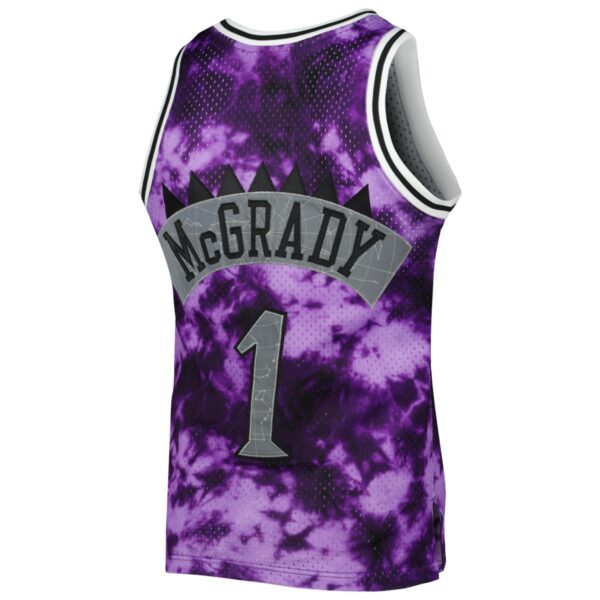 Tracy McGrady Toronto Raptors Mitchell & Ness 1998/99 Galaxy Swingman Jersey - Purple - Image 4