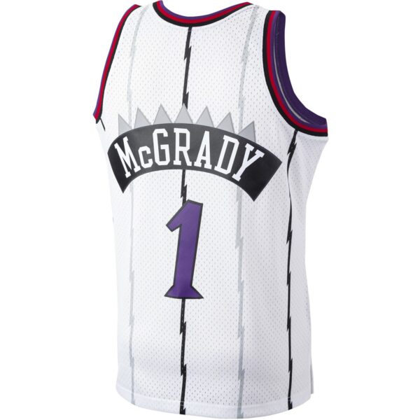 Tracy McGrady Toronto Raptors Mitchell & Ness 1998/99 Hardwood Classics Swingman Jersey - White - Image 4