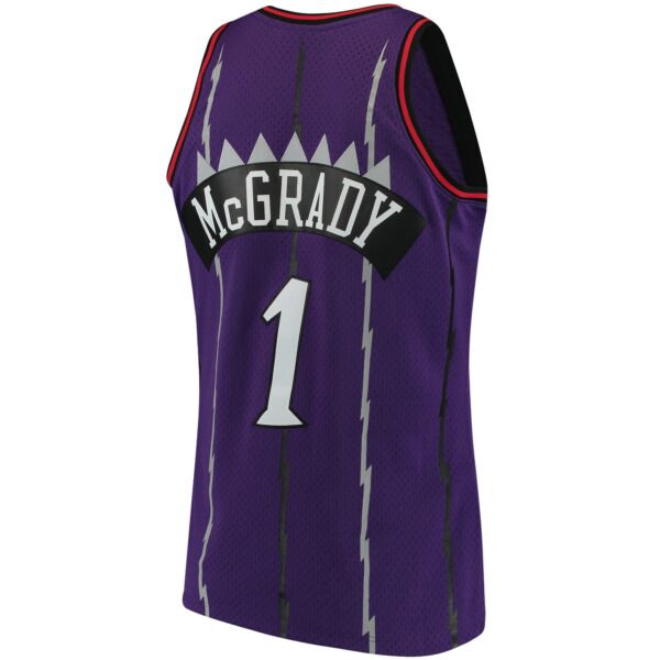 Tracy McGrady Toronto Raptors Mitchell & Ness Hardwood Classics Swingman Jersey - Purple - Image 4