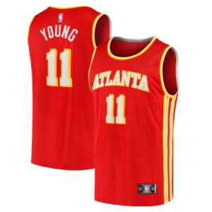 Trae Young Atlanta Hawks Fanatics Fast Break Player Jersey - Icon Edition - Red