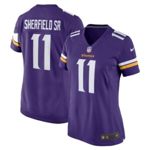 Trent Sherfield Sr. Minnesota Vikings Nike Women's Game Jersey -  Purple