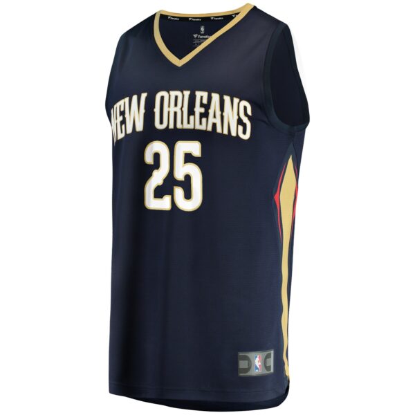 Trey Murphy III New Orleans Pelicans Fanatics Fast Break Replica Jersey - Icon Edition - Navy - Image 3