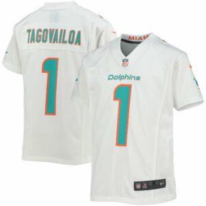 Tua Tagovailoa Miami Dolphins Nike Youth Game Jersey - White