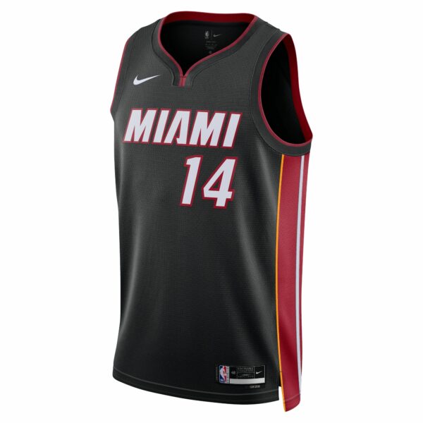 Tyler Herro Miami Heat Nike Unisex Swingman Jersey - Icon Edition - Black - Image 3